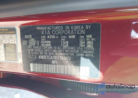 2025 Kia Seltos Sx Turbo from USA, damaged, VIN KNDETCA78S7783072